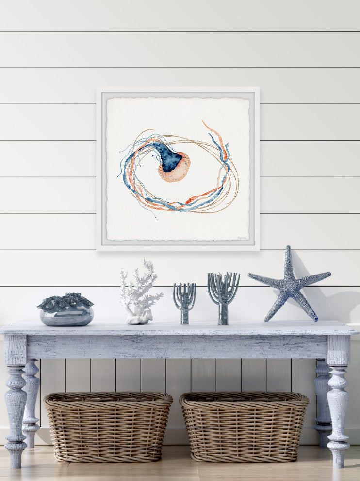 "Float On" Framed Painting Print, 24x24