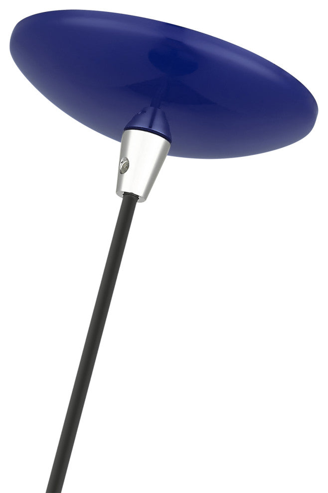 Piedmont 1-Light Shiny Cobalt Blue Globe Pendant
