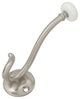 Belwith Hickory Satin Nickel Double Coat Hook P25027-SN Hardware