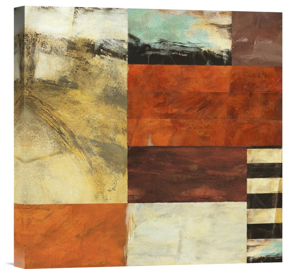 "Attimo I" Stretched Canvas Giclee by Leonardo Bacci, 18"x18"