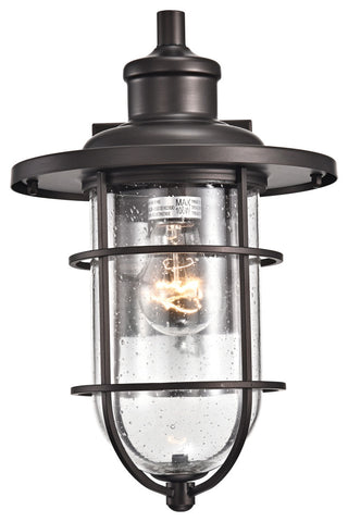 CHLOE Lighting Markus Transitional 1-Light Rubbed Bronze Outdoor Wall Sconce