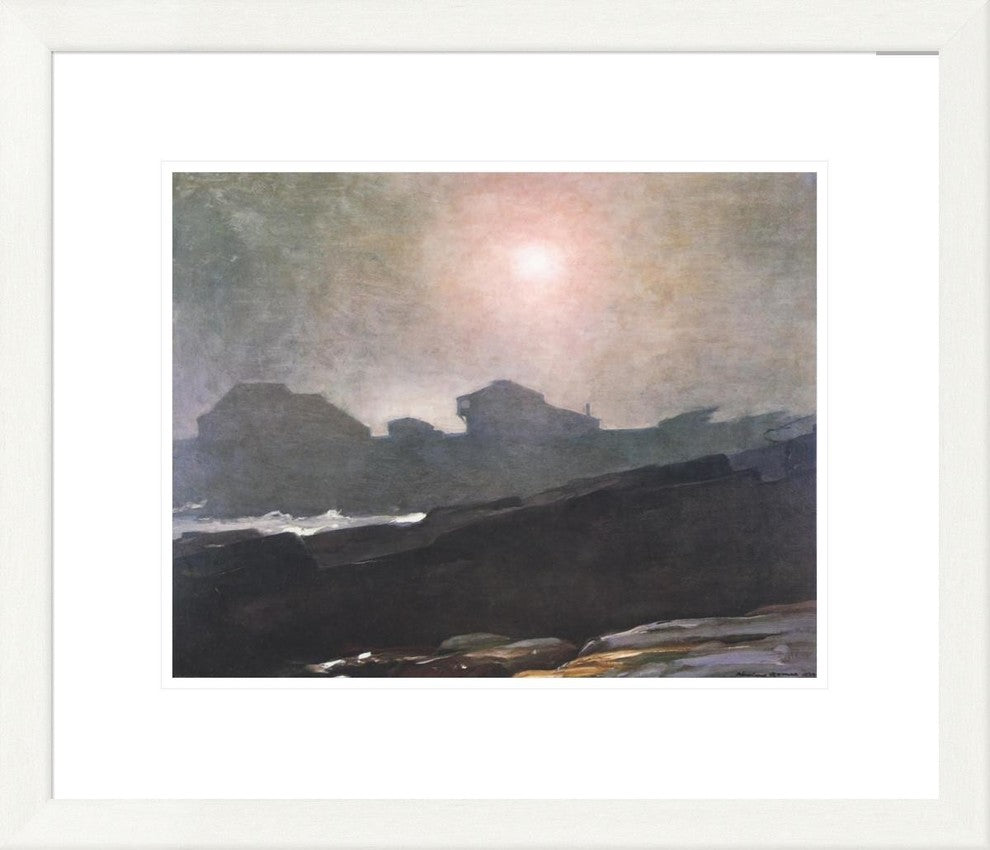 "The Artists Studio In An Afternoon Fog"  by Winslow Homer, 25x21"