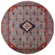 Ahgly Company Indoor Round Mid-Century Modern Area Rugs, 5' Round