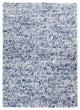 Dash & Albert Niels Navy Handwoven Wool/Viscose Rug, Blue, 3' x 5'