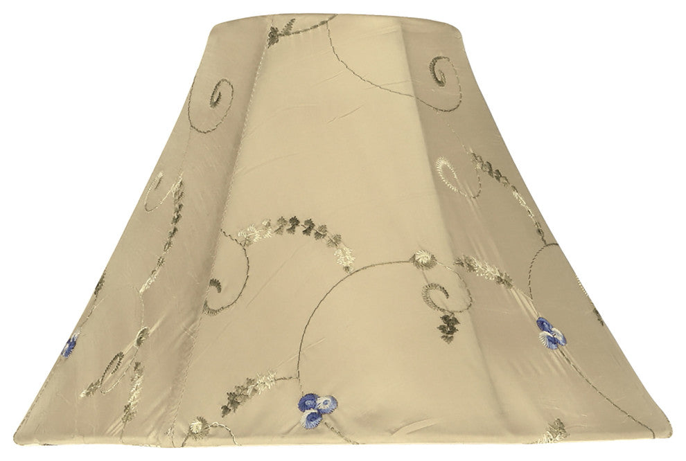 58026 Bell Shape UNO Construction Lamp Shade in Gold, 10" Wide, 4"x10"x7"