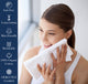 Delara 100% Organic Cotton Plush Hand Towels, Set of 2, 20"x30", Light Grey