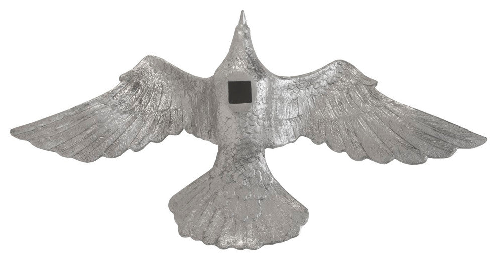 Dove Wall Art, Silver Leaf C