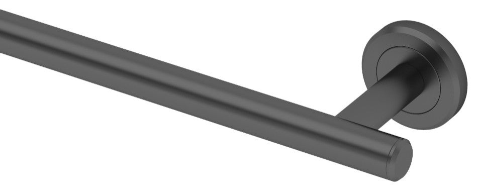 Latitude II Towel Bar, Matte Black, 18", Single