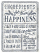 "Ingredients For Life Ditzy Floral II Neutral" Print by Mary Urban, 38"x50"