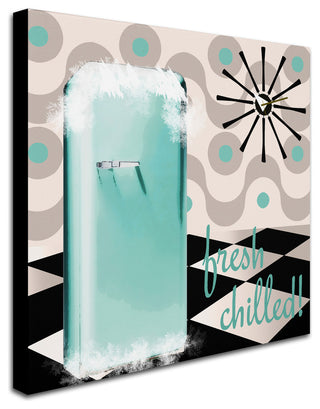 Color Bakery 'Fifties Kitchen II' Canvas Art, 24"x24"