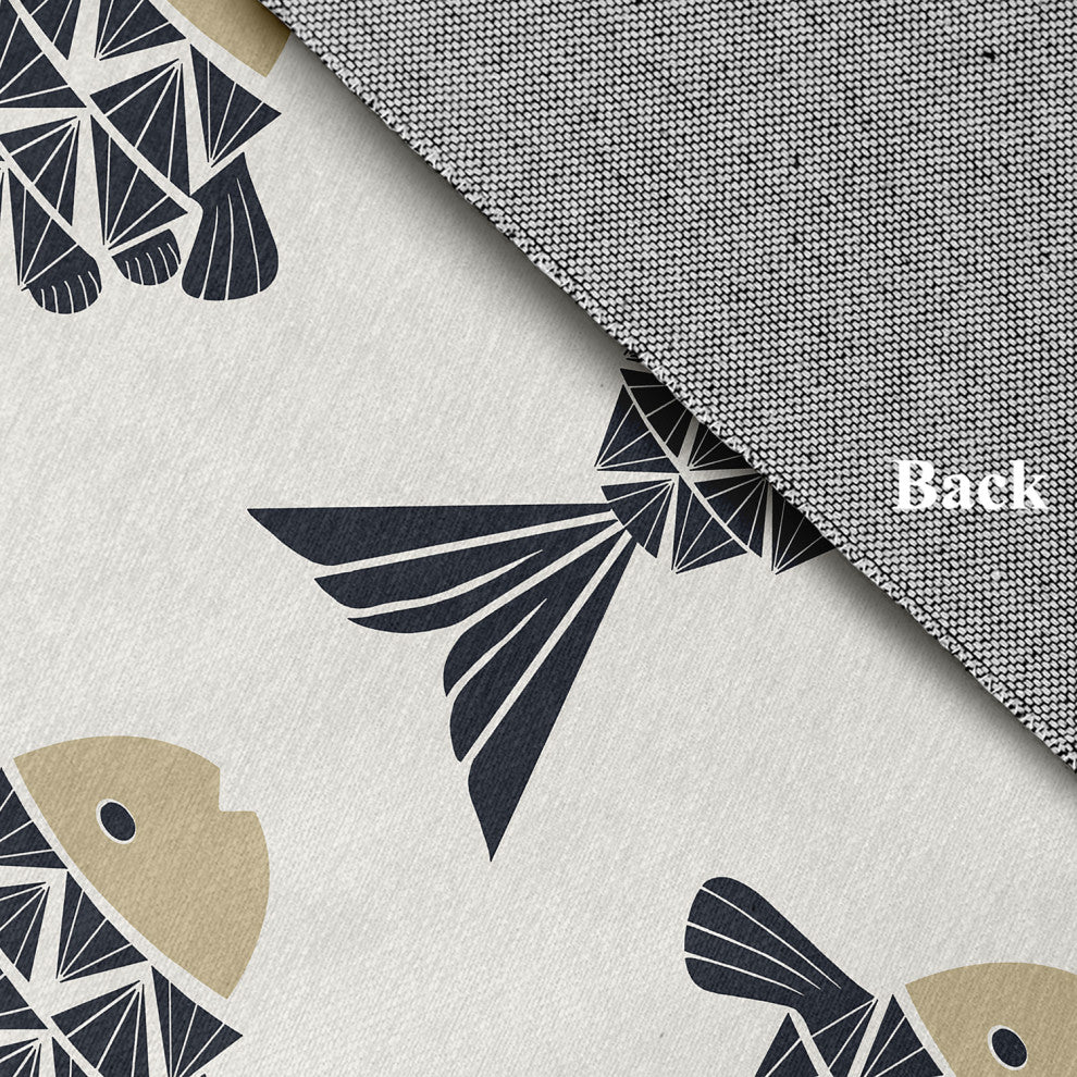 Fish Tales Nautical Chenille Rug