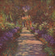 Claude Oscar Monet Garden Path, 20"x20" Wall Decal Print