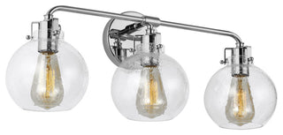 Clara 3-Light Vanity, Chrome