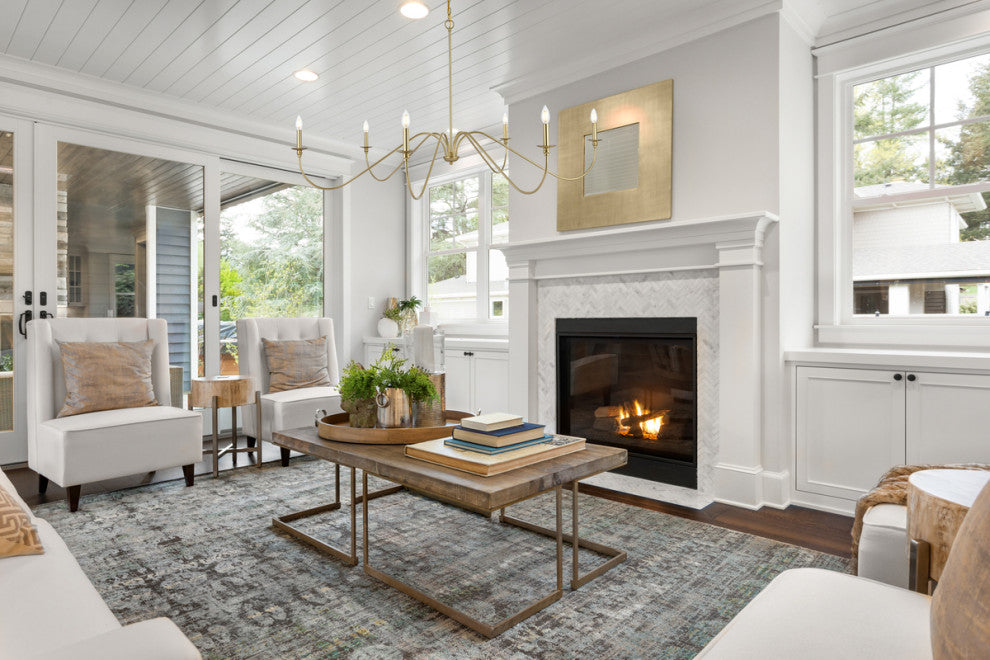 Living District Rohan 60" Chandelier in Brass
