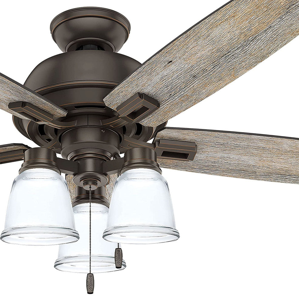 23127-4 Replacement Clear Ceiling Fan Glsss Shade, 4 Pack.