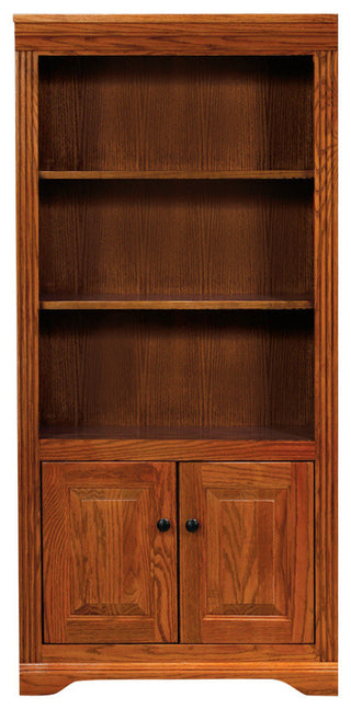 Eagle Furniture Oak Ridge 72" Open Bookcase, Medium Oak