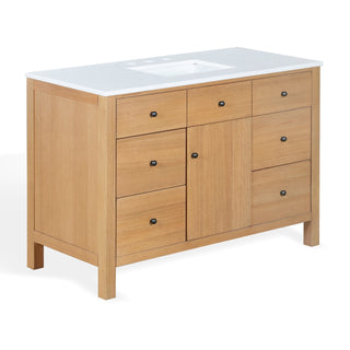 Safavieh Couture Tompkinson Vanity, Natural/White, 48In