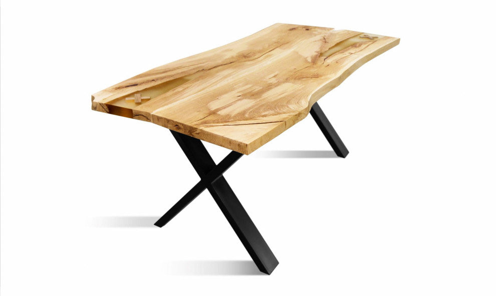 RUBAN-110 Solid Wood Dining Table