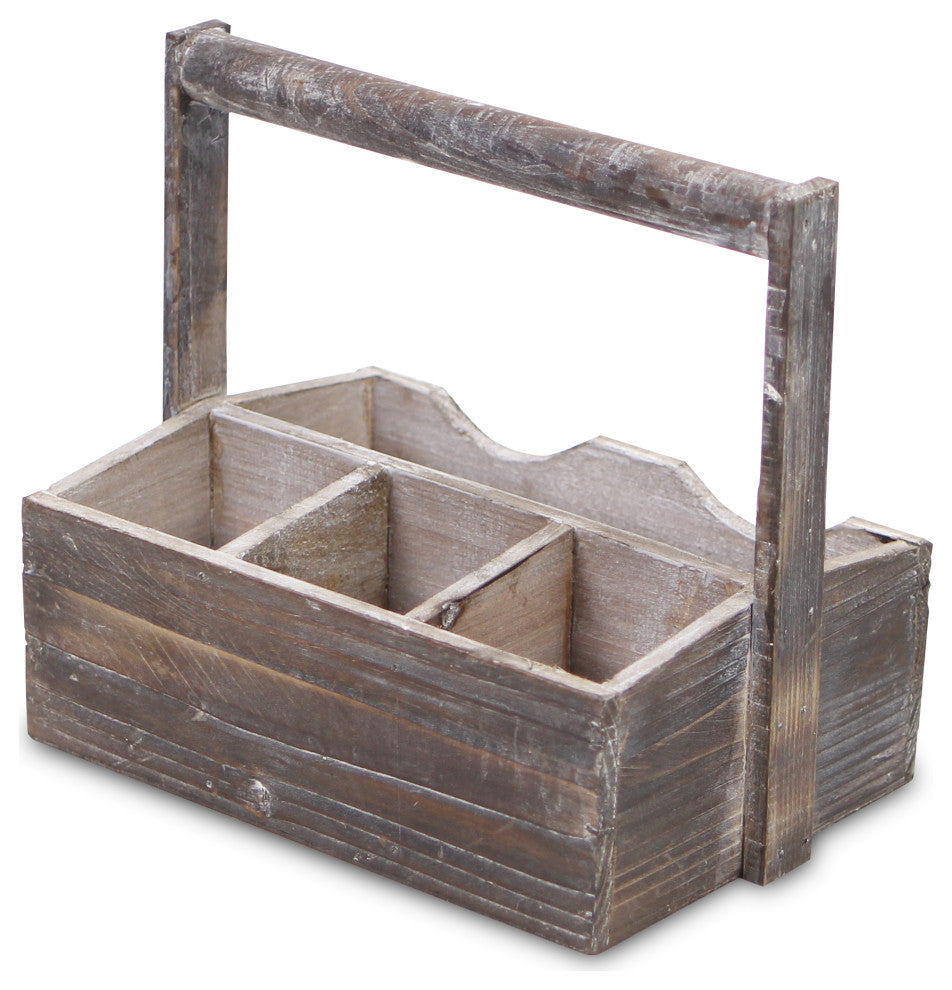 Wooden Garden Caddy, Brown
