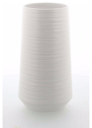 Splendid Rippled Ceramic Vase, Small