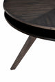Lennox Round Dining Table, Dark Tobacco
