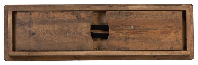 40'' x 12'' Antique Rustic Solid Pine Folding Farm Bench