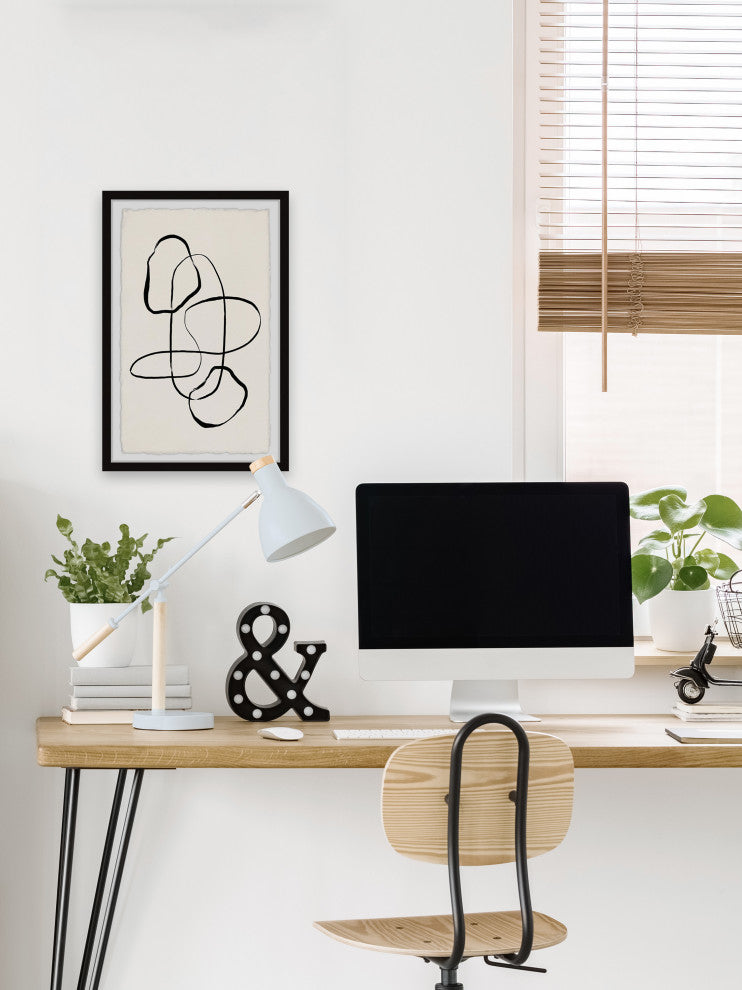 "Rail Track" Framed Painting Print, 8x12