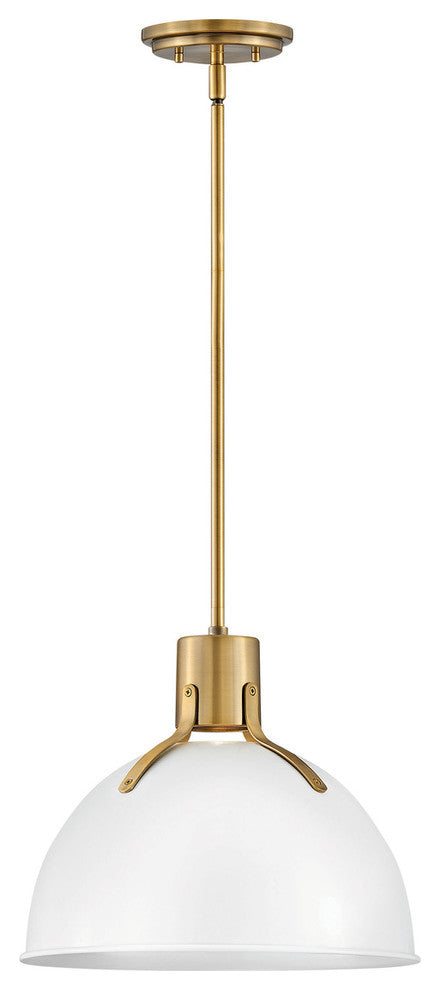 Hinkley Argo Pendant 3487PT, Polished White