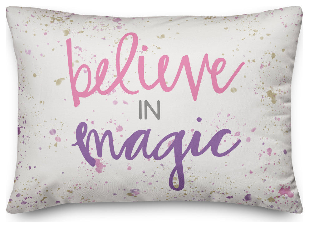 Believe in Magic 14x20 Spun Poly Pillow