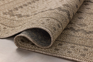 Chris Loves Julia x Loloi Providence Charcoal / Dove 7'-6" x 7'-6" Round Rug