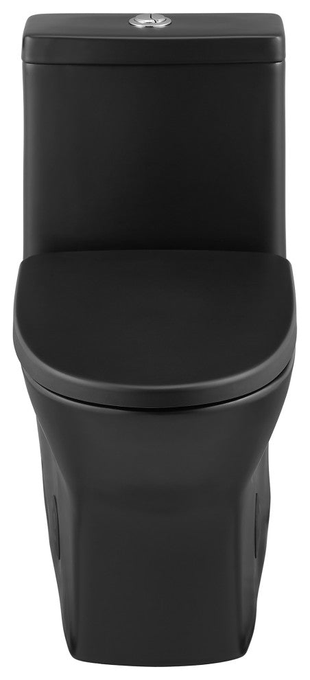 Sublime II Compact One-Piece Toilet, Dual Flush 0.8/1.28 GPF, Matte Black