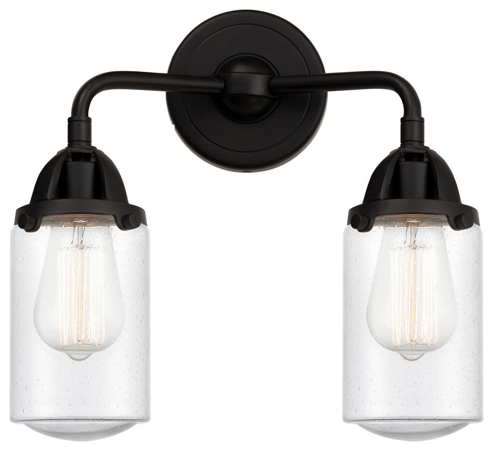 Innovations Lighting 288-2W-BK-G314 Dover 2 Light 12.5" Bath Vanity Light