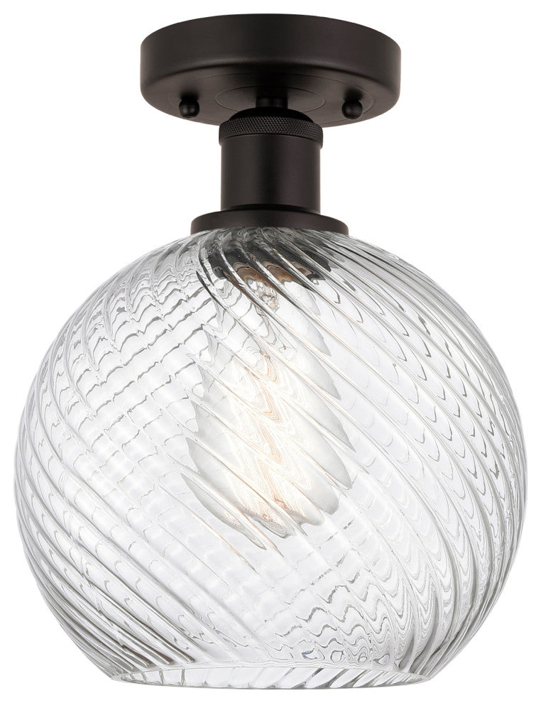 Innovations 616-1F-OB-G1214-8 1 Light Semi-Flush Mount, Oil Rubbed Bronze