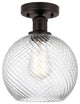 Innovations 616-1F-OB-G1214-8 1 Light Semi-Flush Mount, Oil Rubbed Bronze