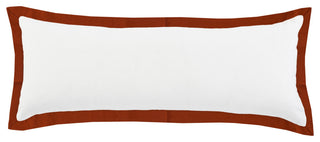 Kassia Empire Bordered Throw Pillow, 14"x36"