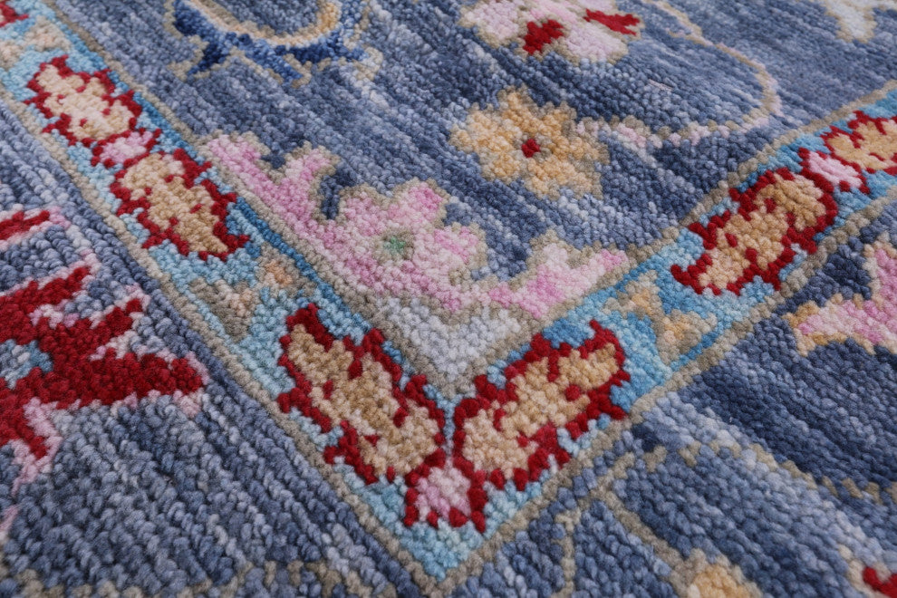 Handmade Turkish Oushak Wool Rug 8' 0" X 10' 2" - Q13439