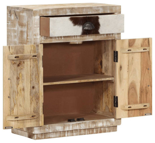 vidaXL Sideboard Buffet Storage Side Cabinet for Living Room Solid Wood Mango