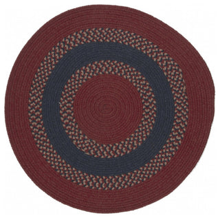 Colonial Mills Rug Corsair Banded Round Red Round
