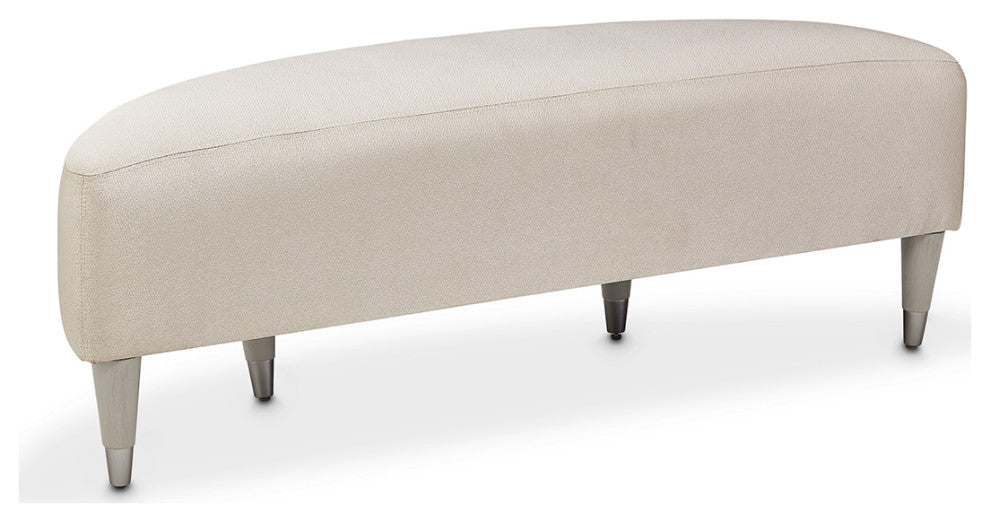 Eclipse Accent Bench - Ivory/Moonlight Gray