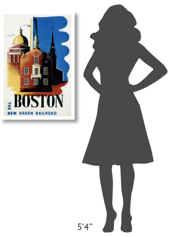 "New Haven Railroad / Boston" Digital Paper Print by Ben Nason, 22"x32"