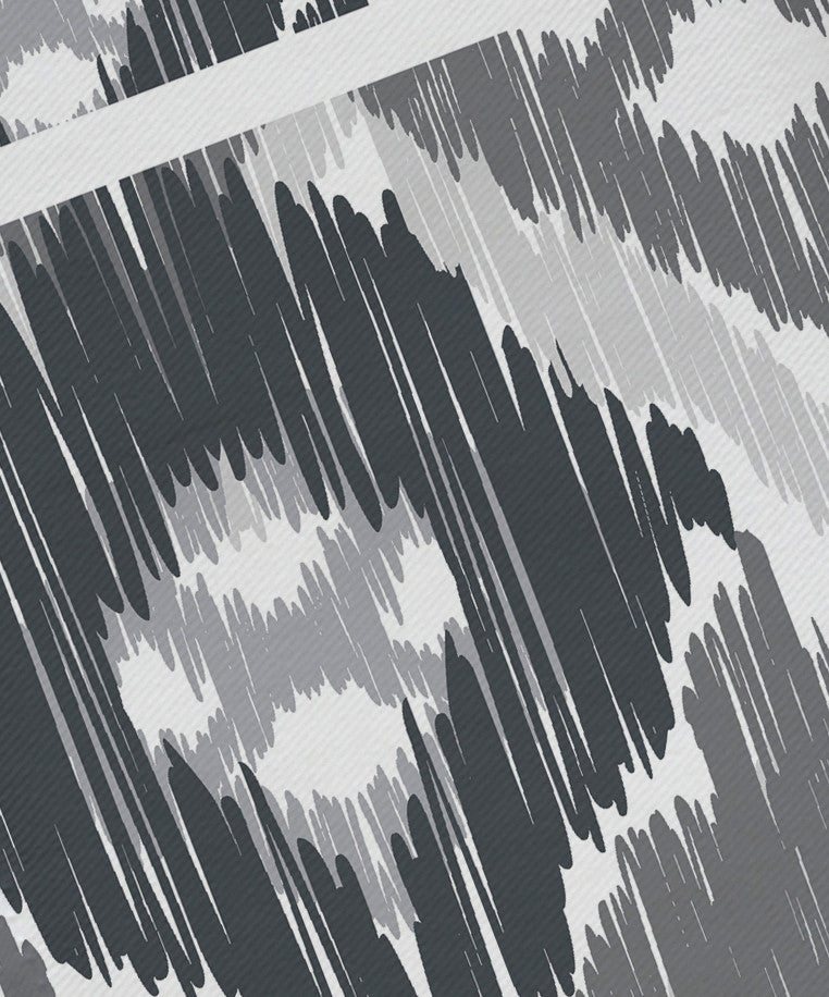 Free Spirit, Geometric Print Napkin, Gray, Set of 4