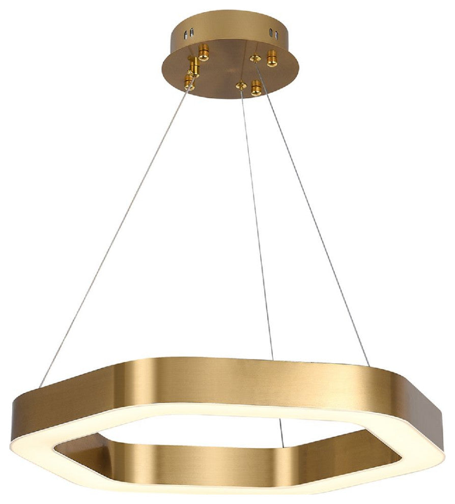 Hexagon combined ring lamps for living room, dining room, bedroom., 12''