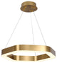 Hexagon combined ring lamps for living room, dining room, bedroom., 12''