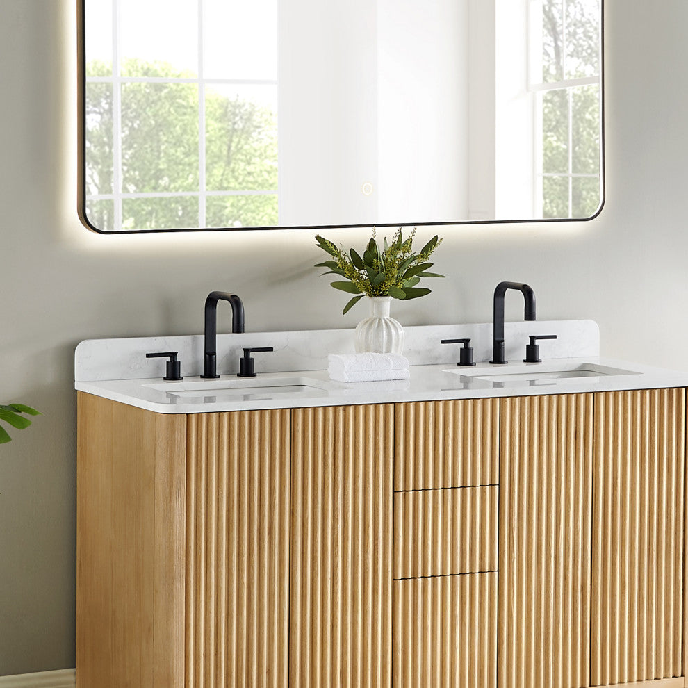 Wishful 8" Widespread 2-Handle Bathroom Faucet, Matte Black