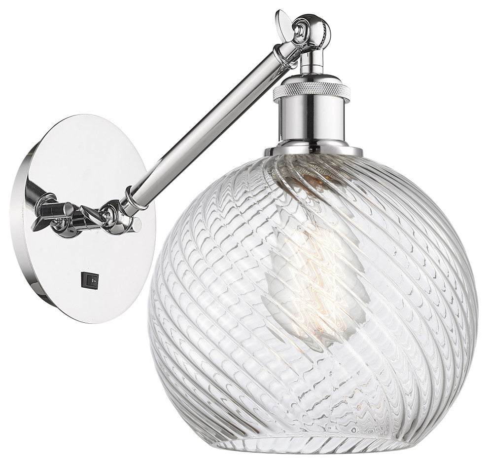 Innovations 317-1W-PC-G1214-8-LED 1-Light Sconce, Polished Chrome