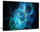 "Blue Ball of Yarn" Abstract Digital Art Canvas Print