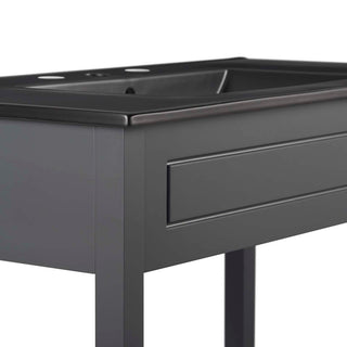 Altura 24" Bathroom Vanity, Gray Black