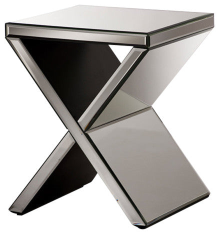 Morris Hollywood Regency Glamour Style Accent Side Table
