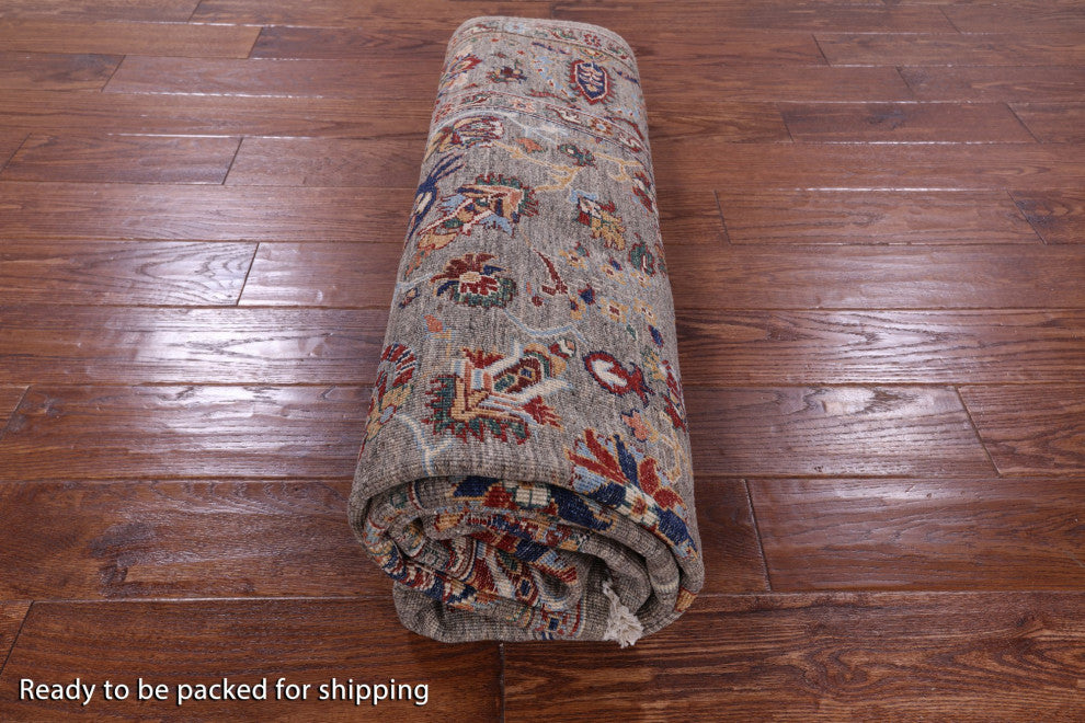 Hand Knotted Persian Tabriz Wool Rug 5' 11" X 8' 11" Q10116