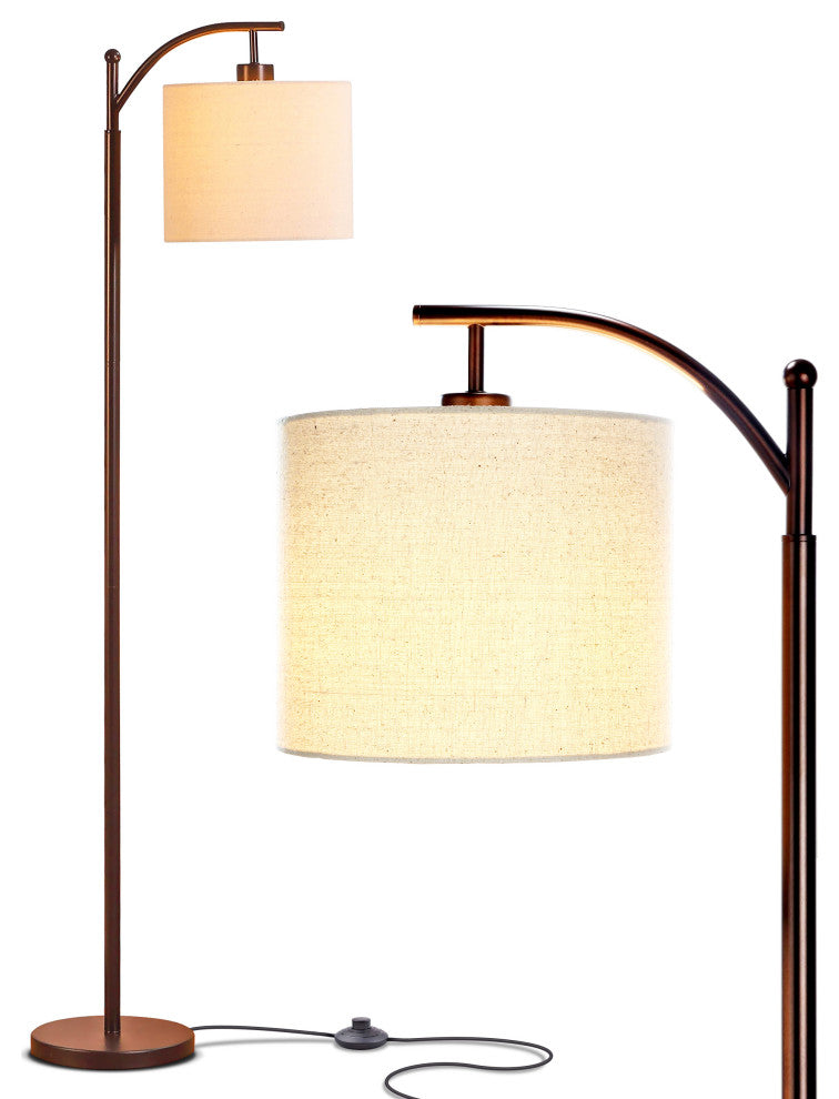 Brightech Montage - Bedroom & Living Room Floor Lamp - Reading Standing Light, O